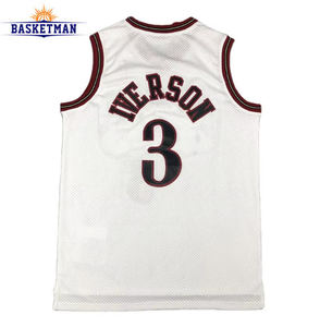 नवीनतम डिजाइन प्लस आकार बास्केटबॉल जर्सी किट के साथ त्वचा के अनुकूल सिले शर्ट क्लासिक टीम स्पोर्ट्स सेट के साथ - Product Image 1