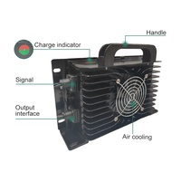 Chargeur embarqué étanche 2KW 72v 25a pour batterie de moto électrique, certifié CE/FCC/ROHS pour vélos électriques