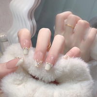 Venta al por mayor 24 piezas de moda al por mayor Prensa en uñas gran oferta nuevo juego de uñas artificiales OEM ODM diseño de varios colores