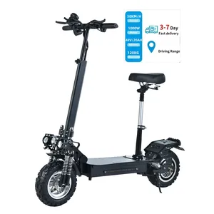 Fat Indurative Tyre Electric Scooter 20AH Wholesale Two Wheels 1000W Electric Scooter