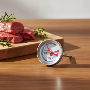 Termómetro de Cocina Mini SW, Termómetro de Acero Inoxidable Duradero con Dial para Parrilla, Ahumador, Herramientas para Barbacoa, Termómetros para Asar, Hornear y Carne - Product Image 1