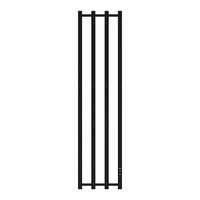 BODE Nouveau design Accessoires de salle de bain Porte-serviettes chauffant noir Égouttoir à serviettes électrique