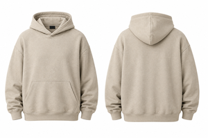 เสื้อฮู้ดดี้ 450 GSM ผ้าฝ้าย 100% เฟรนช์เทอร์รี่ หนานุ่ม ทรงโอเวอร์ไซส์ ผลิตตามสั่ง - Product Image 2