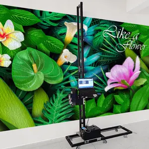 Hot Sale CE ROHS Background Wall UV Printer Outdoor Wall Printing Machine 3d Wall Painter Machine