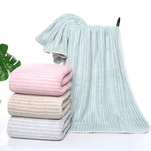 Luxe Super Goedkope Absorberende Sneldrogende Badstof Handdoek Bad Microfiber Badhanddoek Groothandel