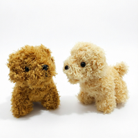 Porte-clés chiot en peluche très populaire, adorable porte-clés chien en peluche réconfortant, pendentif animal doux et moelleux pour sac à dos et sac à main