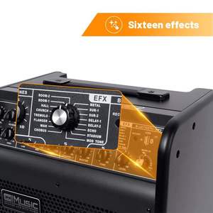 Amplificador de Sonido para el Hogar de 6 Canales y 300 Vatios, Funciona con Batería, Diseño Metálico, con Molde Privado - Product Image 6