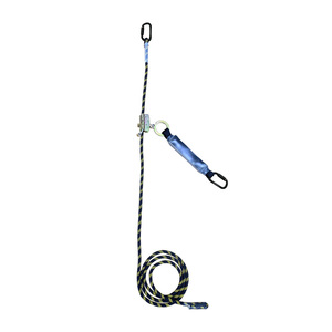 Corde <span class=keywords><strong>de</strong></span> sécurité avec double crochet, corde <span class=keywords><strong>de</strong></span> connexion pour harnais <span class=keywords><strong>de</strong></span> travail en altitude, corde anti-chute avec lanière, corde d'escalade - Product Image 1