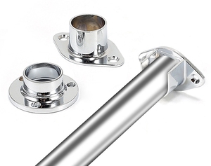 حامل أنبوب دائري من الزنك بمنشفة ثابتة شفة للمقعد وخزانة الملابس - Product Image 5