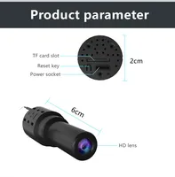 Mini caméra sans fil 1080P avec capteur CMOS, carte TF, WiFi, détection de mouvement, enregistreur vidéo vocal DVR, accès multi-utilisateurs à distance