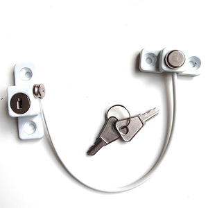 Chìa Khóa hoạt động có thể khóa cửa sổ an ninh cáp khóa cửa an toàn restrictor cho trẻ em phòng Cáp cửa sổ cửa an ninh với chìa khóa - Product Image 5