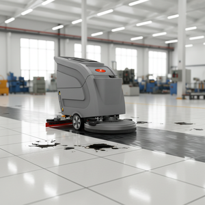 Nettoyeur de sols manuel CleanHorse X1, trois en un, lavage, aspiration, séchage, pour restaurants, petits espaces commerciaux - Product Image 3