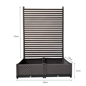 Arceau en acier rose autoportant décoratif métal feuilles artificielles en plastique plante filet tonnelle treillis pour jardin - Product Image 1