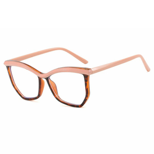 HISTOIRE Lunettes optiques à verres transparents Lunettes bloquant la lumière bleue à monture transparente Lunettes d'ordinateur irrégulières pour femmes - Product Image 5