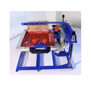 manual curved screen printing machine printers for plastic glass cosmetic milk tea cup perfume ampoule bottle screen printing