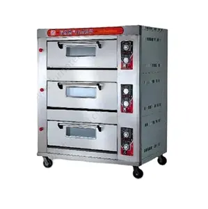 Professional Restaurant Ovens 3-Layer 6-Tray Gas Bakery Equipment In China