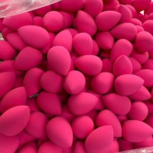 Mini Rose Red Waterdrop Full Face flaw. Less Kem che khuyết điểm mềm vẻ đẹp trang điểm Sponge Blender Egg Latex miễn phí cho cả hai ướt và khô sử dụng - Product Image 3