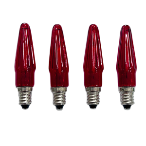 Luces LED E10 de Filamento para Puente, 14V 0.2W, Luces de Repuesto para Árbol de Navidad, Rojo, Verde, Azul - Product Image 1