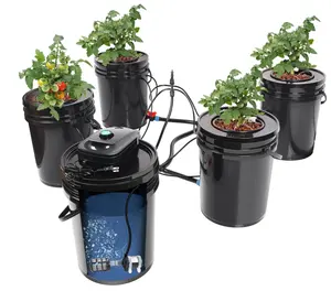 Dwc hydroponics hiện đại 5 gallon PP xô cho cà chua vườn nhỏ và nhà kính tưới nước và thiết kế chậu hoa