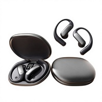 Auriculares de Traducción en Tiempo Real con Cancelación Activa de Ruido (ANC), Resistentes al Agua IPX4, Asistente de Voz, Diseño de Oreja Abierta, Chip Dual Master