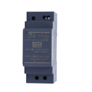 Meanwell Din Rail Series Step Sharp HDR-30-24 36W Single Output <strong>Industry</strong> Use Switching Power Supply 24VDC 1.5A 100-240VAC Input - Product Image 6