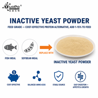 Poudre de levure inactive en vrac sans odeur étrange, parfum naturel de levure, additif alimentaire économique pour l'élevage du bétail, l'aquaculture et la reproduction des animaux de compagnie
