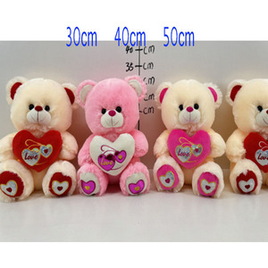 Oso de peluche con corazon de peluche y escritura de <span class=keywords><strong>amor</strong></span> - Product Image 5