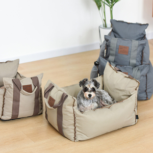 Neues verbessertes tragbares Hunde bett Dickes pp Baumwolle Langlebiges weiches Rechteck Haustier Schlaf bett Haustier Hunde bett Langlebiges pp Baumwoll bett - Product Image 6