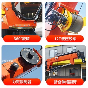 รถเครนแมงมุม 12 ตัน ไฟฟ้า ยกสูง 15 เมตร ขาพับได้ สำหรับพื้นที่แคบ - Product Image 4