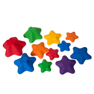 Non Slip PP trave di equilibrio pietre miliari per bambini Color arcobaleno che promuovono le abilità di coordinazione dei bambini a forma di stella marina - Product Image 1