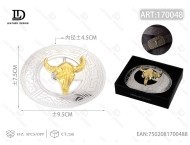 Cintura in Pelle di Vacchetta con Fibbia Grande, Stile Casual, Design Monoblocco - Product Image 1