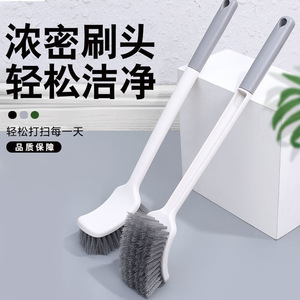 Brosse de toilette carrée Yiwu à long manche, durable, design ergonomique pour le nettoyage de la salle de bain - Product Image 2