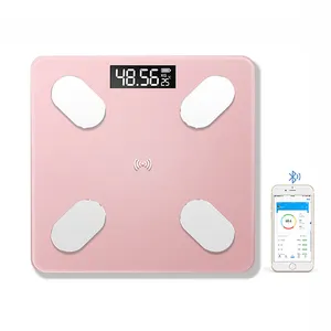 Weegschaal App Smart Draadloze Index Badkamer Weegschaal Body Samenstelling Monitor Gezondheid Analyzer Digitale Smart Body Weegschalen