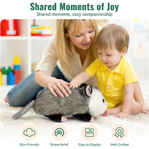 Nuevo Juguete de Peluche de Ratón de Simulación Creativo, Animales de Peluche Suaves y Realistas, Juguete de Peluche de <span class=keywords><strong>Possum</strong></span> Realista, Regalos Divertidos para Niños y Adultos - Product Image 3