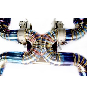 Système d'échappement Catback Vortex OEM Titanium Valvetronic pour McLaren 720, échappement direct avec section avant. - Product Image 4