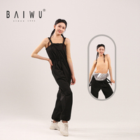 122127002 Baiwu Gym Fitness Sets Exercise Sauna Suit Warm up Suits for Girl and Women Sweat Suit