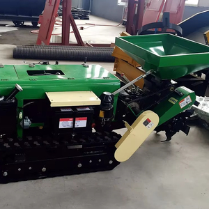 Creuser des tranchées battage agricole semis sur chenilles travail du sol rotatif cultivateur rotatif multifonctionnel - Product Image 4