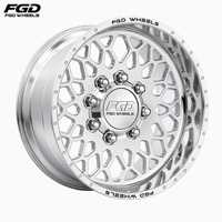 Jante forgée concave profonde en chrome poli, à motif multi-boulons personnalisé, de qualité supérieure, pour la mise à niveau des camions poids lourds grand format