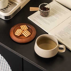 240ml Vintage Ceramic <b>Coffee</b> and Tea Cup <b>Set</b> Stoneware Latte <b>Mugs</b> with Saucer - Product Image 6