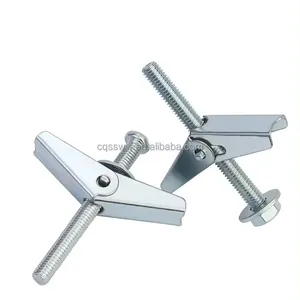 Spring Toggle Bolts Dry Wall Screw Gypsum Board Drywall Anchors Spring Toggle Hot Sales Fastener