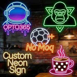 لافتة نيون مخصصة بدون حد أدنى للطلب، شعار مخصص، خدمة التوصيل المباشر، لافتة نيون مخصصة للحفلات وديكور المنزل - Product Image 1