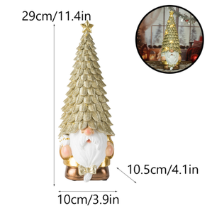 Nuevas artesanías de resina luminosa árbol de Navidad <span class=keywords><strong>duende</strong></span> enano Figish princesa forma ornamento para decoración del hogar - Product Image 6