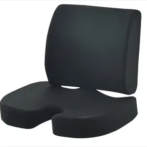 Hot Bán Thông Gió Lưới Vải Người Lớn Seat Lại Hỗ Trợ Thắt Lưng Hỗ Trợ Gối Memory Foam Seat Cushion