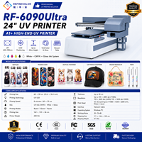 Imprimante UV DTF à plat grand format A1 6090 pour signalétique, bois, métal, verre, bouteilles, acrylique – Prise en charge de la personnalisation en gros volume