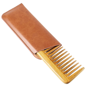 <strong>Fashion</strong> modern can be customized wholesale folding sandalwood beard wooden <strong>comb</strong> hair,wooden wide <strong>comb</strong> - Product Image 2