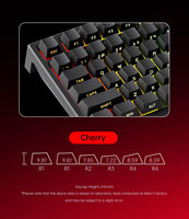 Keyboard Gaming Akko TAC75 HE - USB Type-C RGB Backlit Programmable Anti-Ghosting dengan Sakelar Magnetik