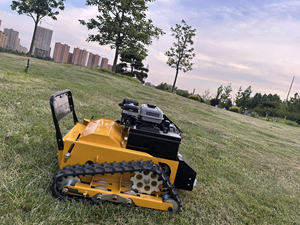 Cortacéspedes Jardín Césped Granja Totalmente automático Control remoto Cortacésped sobre orugas Trituradora de césped - Product Image 6