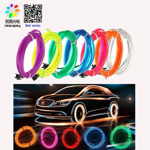 <span class=keywords><strong>Fil</strong></span> <span class=keywords><strong>lumineux</strong></span> <span class=keywords><strong>électroluminescent</strong></span>e, coloré, personnalisé, à chasse, bleu, pour lampe, 1 pièce - Product Image 6