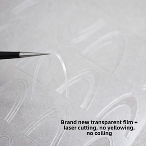 Nuevo Adhesivo de Gel para Arte de Uñas con Encaje Francés 3D Totalmente Transparente, Herramienta Auxiliar para Uñas, Gel Adhesivo No Escamoteable para Aplicación por Aplastamiento - Product Image 3