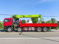 Grue montée sur camion HOWO Zoomlion, robuste, hydraulique, mobile, conforme à la certification CE, sûre